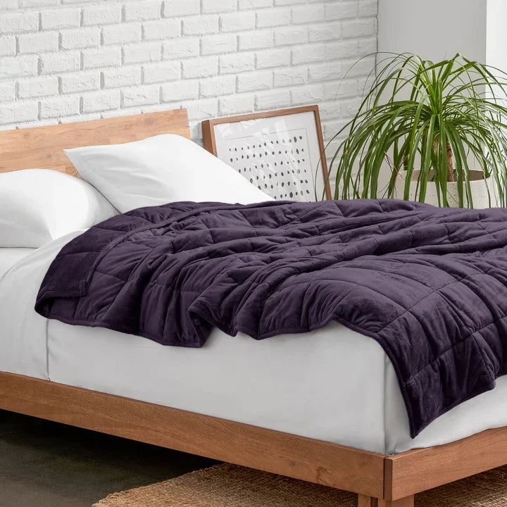 Bundle of 3 Minky Fleece Weighted Blanket
